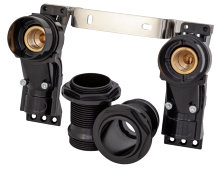 Koblingsdåse dobbelt pladevæg/fast mur 1/2" x 15 mm